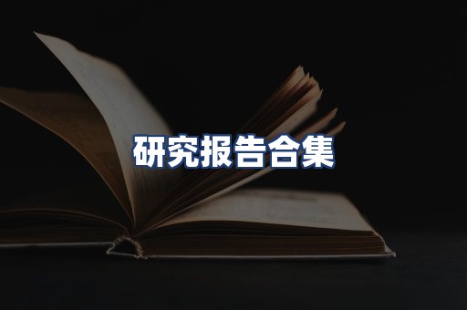 研究报告合集